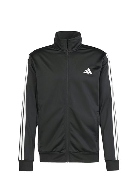 Adidas Basic 3-Stripes Tricot Tracksuit Black Men ADIDAS CORE | Tracksuits | JI8858-